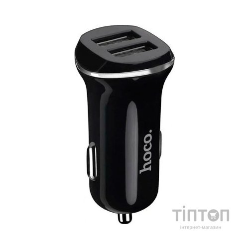 Зарядний пристрій HOCO Z1 2xUSB Black (6957531035909)