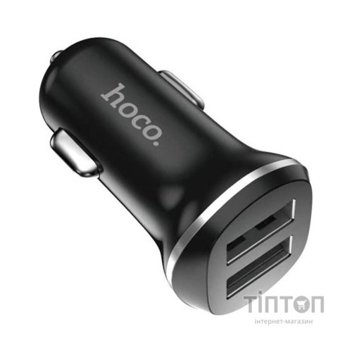 Зарядний пристрій HOCO Z1 2xUSB Black (6957531035909)