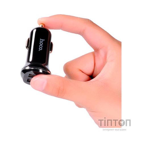 Зарядний пристрій HOCO Z1 2xUSB Black (6957531035909)