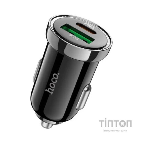 Зарядний пристрій HOCO Z44 USB-A/Type-C Black (6931474757241)