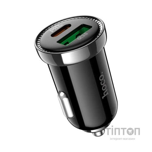 Зарядний пристрій HOCO Z44 USB-A/Type-C Black (6931474757241)