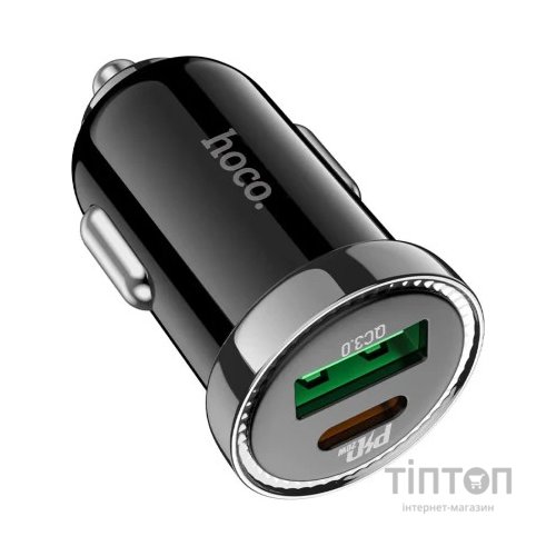 Зарядний пристрій HOCO Z44 USB-A/Type-C Black (6931474757241)