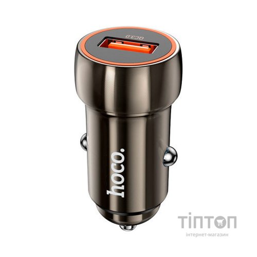 Зарядний пристрій HOCO Z46 USB Metal Gray (6931474770271)