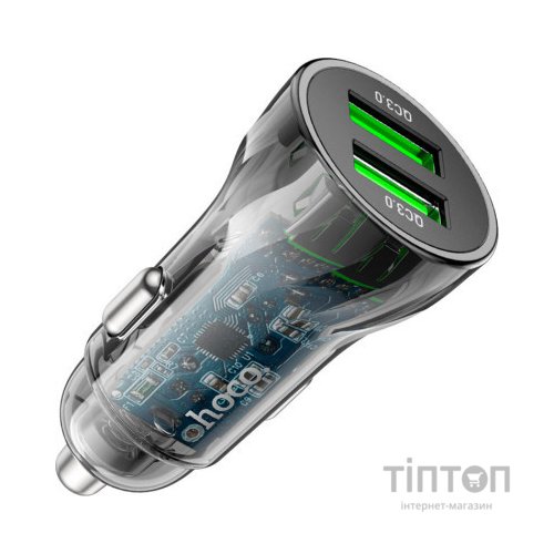Зарядний пристрій HOCO Z47 set (Type-C) 2xUSB Transparent black (6931474782250)
