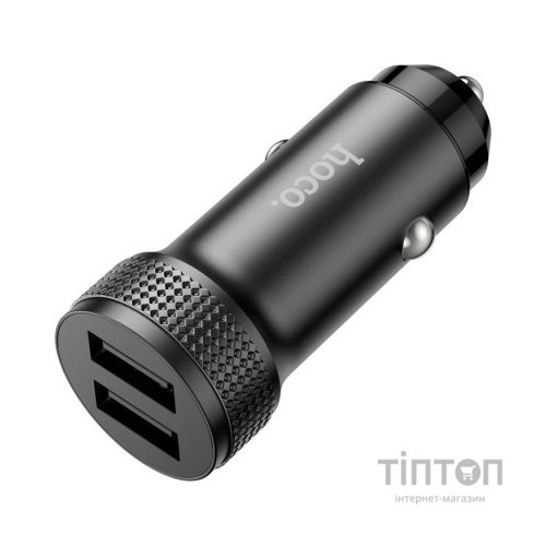 Зарядний пристрій HOCO Z49 Level 2xUSB Black (6931474795601)