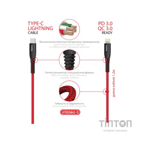 Зарядний пристрій Intaleo CCGQPD120L (1283126509964)