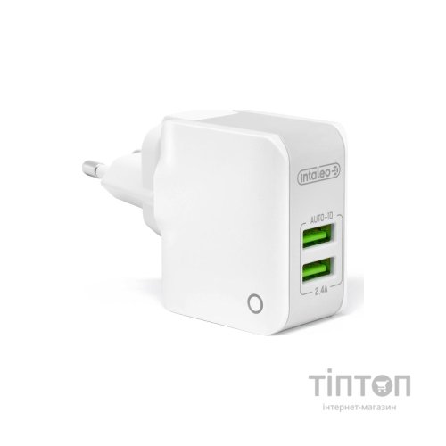 Зарядний пристрій Intaleo TCA242 (2USB2,4A) (white) (1283126477492)