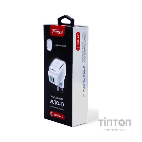 Зарядний пристрій Intaleo TCL242 (2USB2.4A) (white) (1283126481130)