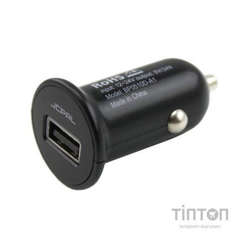 Зарядний пристрій JCPAL Star 1*USB, 2.4A (JCP6005)