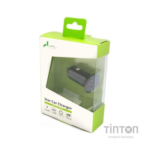 Зарядний пристрій JCPAL Star 1*USB, 2.4A (JCP6005)