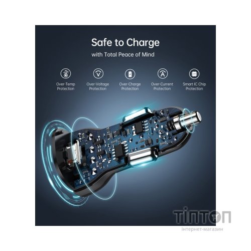 Зарядний пристрій Maxxter USB + cable USB-C to Lighting (PD 20W) (WC-PD-CtL-01)