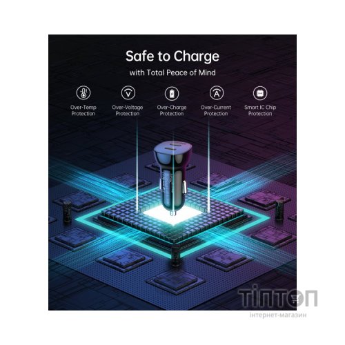 Зарядний пристрій Maxxter USB + cable USB-C to Lighting (PD 20W) (WC-PD-CtL-01)