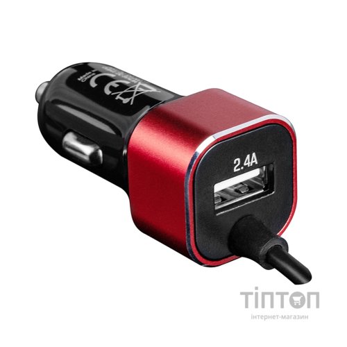 Зарядний пристрій Modecom USB 2.4A + cable Type-C CU2K-09-TC (ZT-MC-CU2K-09-TC)