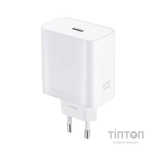 Зарядний пристрій Oppo 80W SUPERVOOC/WHITE (VCB8OAEH)