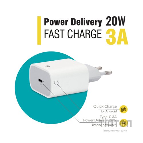 Зарядний пристрій Piko TC-PD201 (1283126521447)