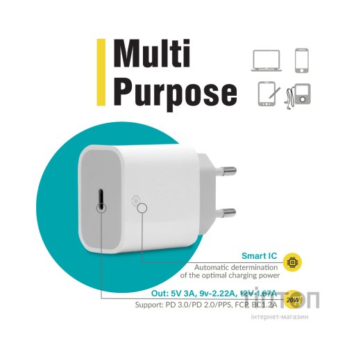 Зарядний пристрій Piko TC-PD201 (1283126521447)