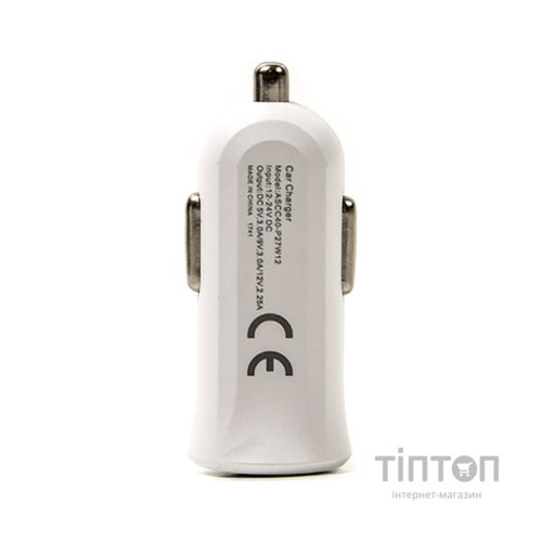 Зарядний пристрій PowerPlant 1*Type-C, 12~24V DC, 5V 3A / 9V 3A / 12V 2.25A (SC230068)