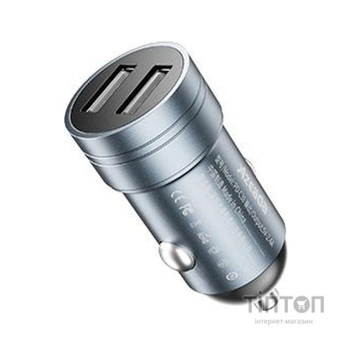 Зарядний пристрій Proda Azeada Mintone PD-C38 2 USB, 2.4A (PD-C38-BK)