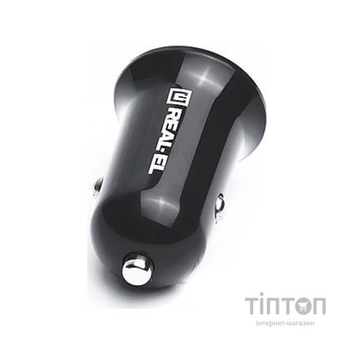 Зарядний пристрій REAL-EL CA-12 black (EL123160008)
