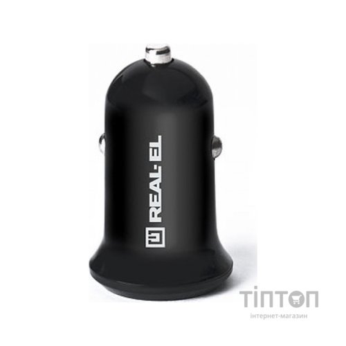 Зарядний пристрій REAL-EL CA-12 black (EL123160008)