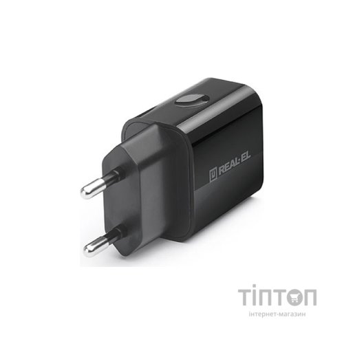 Зарядний пристрій REAL-EL CH-210 black (EL123160014)