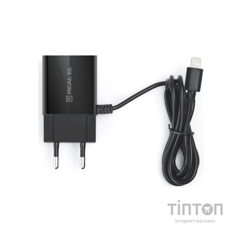 Зарядний пристрій REAL-EL CH-217 black (EL123160016)