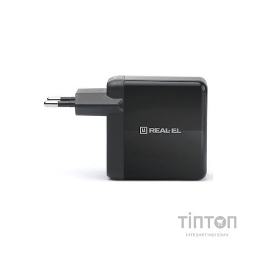 Зарядний пристрій REAL-EL CH-350 black (EL123160017)