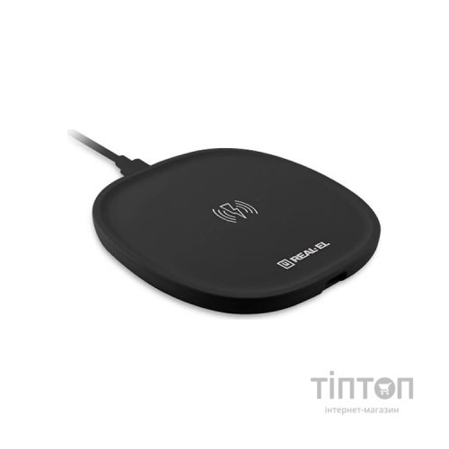 Зарядний пристрій REAL-EL WL-740 black (EL123160019)