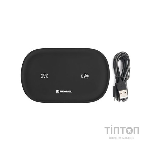 Зарядний пристрій REAL-EL WL-780 black (EL123160020)