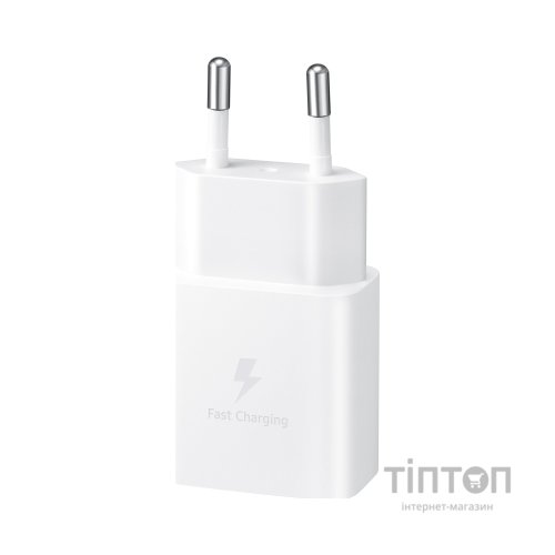 Зарядний пристрій Samsung 15W Power Adapter (w C to C Cable) White (EP-T1510XWEGRU)