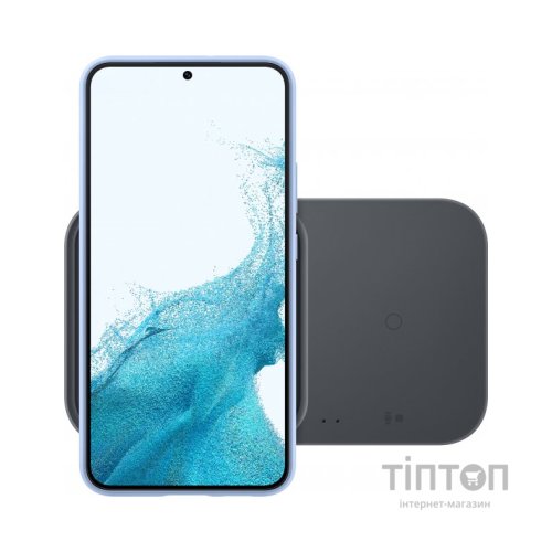 Зарядний пристрій Samsung 15W Wireless Charger Duo (w/o TA) Black (EP-P5400BBRGRU)