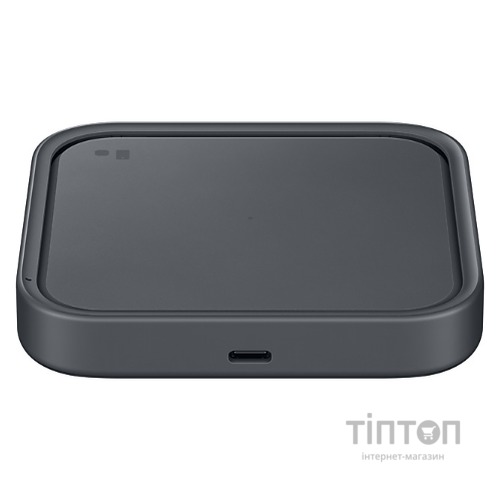 Зарядний пристрій Samsung 15W Wireless Charger Pad Dark Gray (EP-P2400TBEGEU)