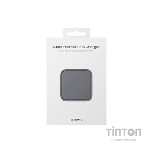 Зарядний пристрій Samsung 15W Wireless Charger Pad Dark Gray (EP-P2400TBEGEU)