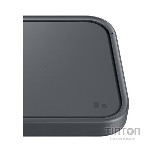 Зарядний пристрій Samsung 15W Wireless Charger Pad w/o Dark Gray (EP-P2400BBEGEU)