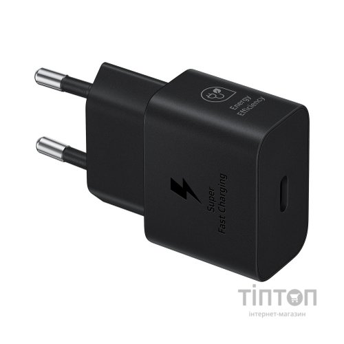 Зарядний пристрій Samsung 25W Power Adapter (w/o cable) Black (EP-T2510NBEGEU)