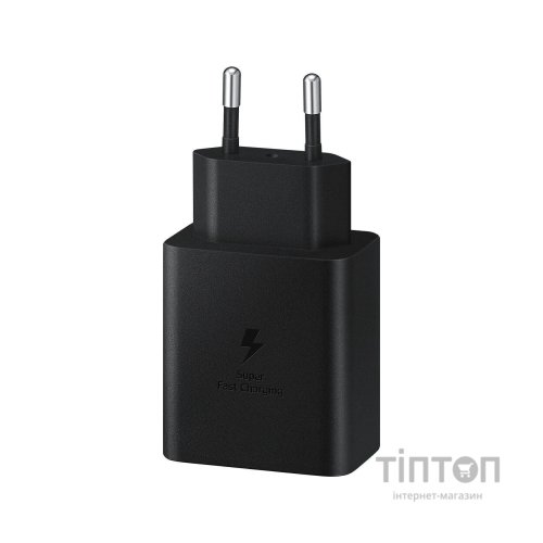Зарядний пристрій Samsung 45W Compact Power Adapter (w C to C Cable) Black (EP-T4510XBEGRU)