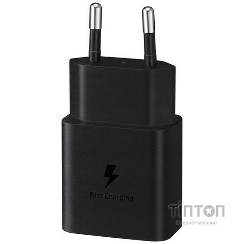 Зарядний пристрій Samsung USB-С 15W Black (EP-T1510NBEGEU)