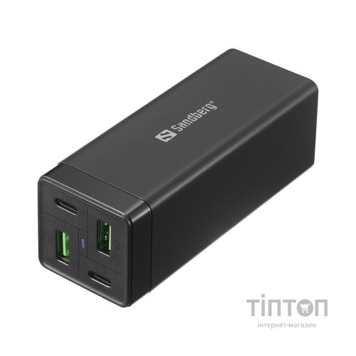 Зарядний пристрій Sandberg 4in1 2xUSB-C 2xUSB PD 65W QC 3.0 20W (441-45)