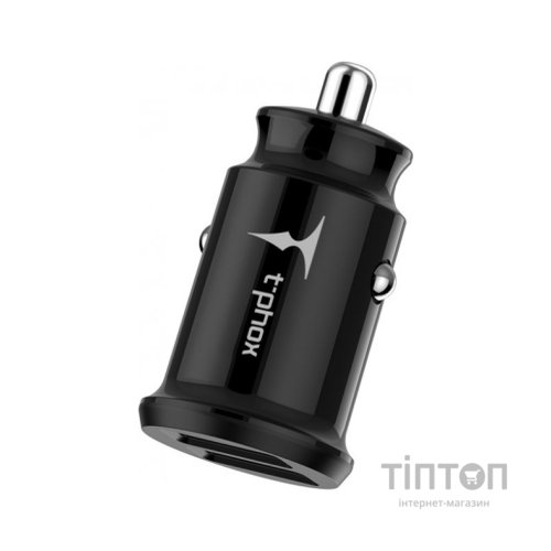 Зарядний пристрій T-Phox Charger Set 2.4A Dual+Type-C cable 1.2m (Black) (T-S09 SET T B)