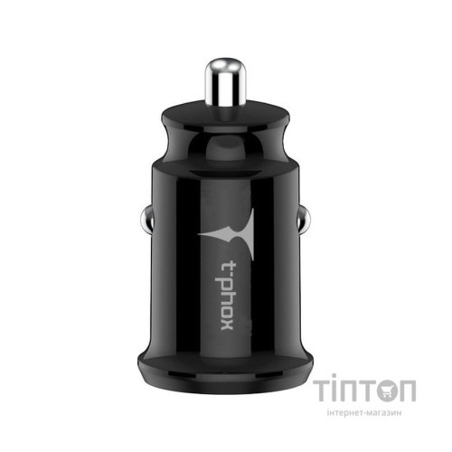 Зарядний пристрій T-Phox Charger Set 2.4A Dual+Type-C cable 1.2m (Black) (T-S09 SET T B)