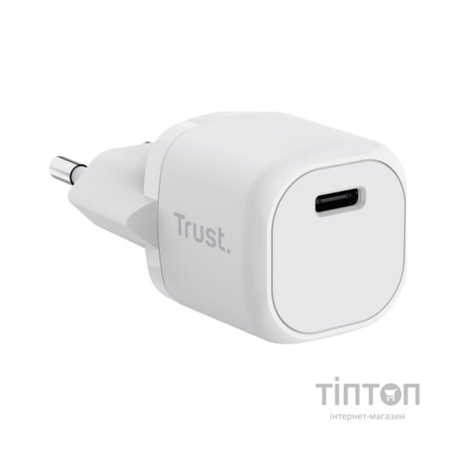 Зарядний пристрій Trust Maxo 20W USB-C PD white (25205_TRUST)