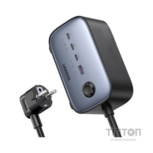 Зарядний пристрій Ugreen 4xUSB 100W Nexode Pro (3хUSB-C+USB-A+2хSchuko) CD270 (60167)