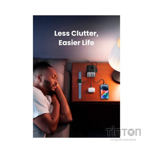 Зарядний пристрій Ugreen 4xUSB 65W DigiNest Cube (2хUSB-C+2xUSB-A) CD268 (60113)