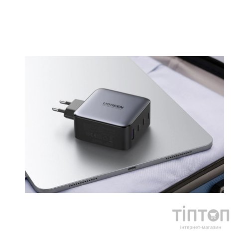 Зарядний пристрій Ugreen Nexode USB-A+3*USB-C 100W GaN Te ch Fast Black (CD226)