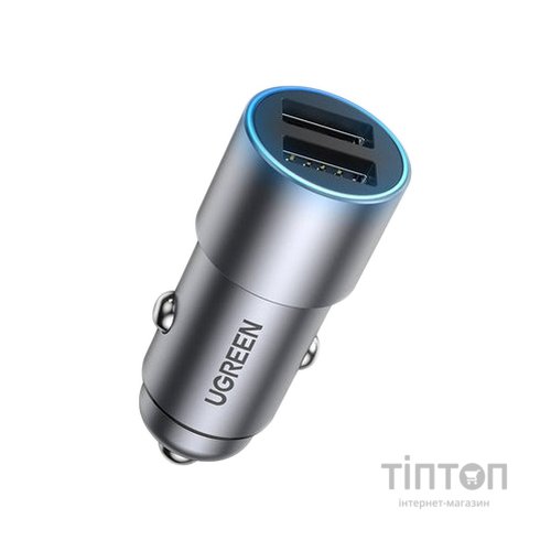 Зарядний пристрій Ugreen USB-A Dual 24W QC Grey (CD130) (50592)