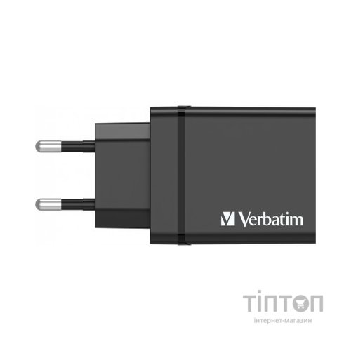 Зарядний пристрій Verbatim USB 30W PD3.0 4-ports black (49700)