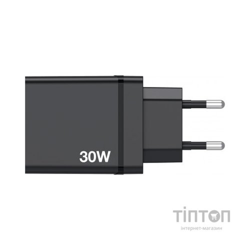 Зарядний пристрій Verbatim USB 30W PD3.0 4-ports black (49700)