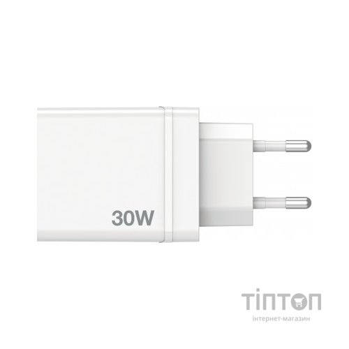 Зарядний пристрій Verbatim USB 30W PD3.0 4-ports white (49701)