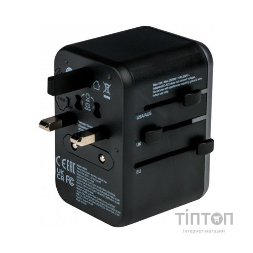 Зарядний пристрій Verbatim UTA-04 PD61W (3xUSB-A/2xUSB-C) (49546)