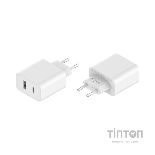 Зарядний пристрій Xiaomi Mi 33W USB+Type-C (BHR4996GL) (852911)